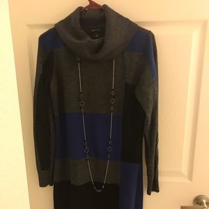 Long sleeve sweater dress